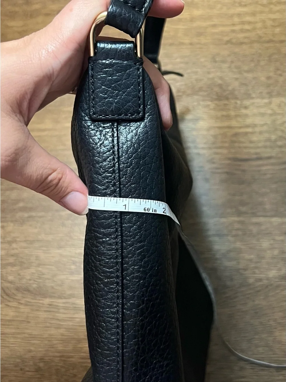 Kate Spade Prospect Place Kaia Hobo Black Pebbled Leather Shoulder Bag Purse